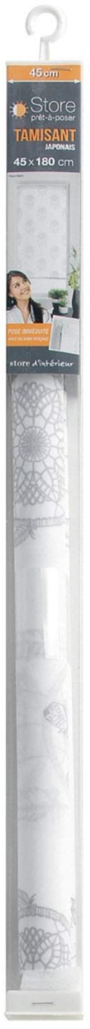 Imp Rolgordijn Japanse 45 x 180 cm - Polyester, Kaya Wit