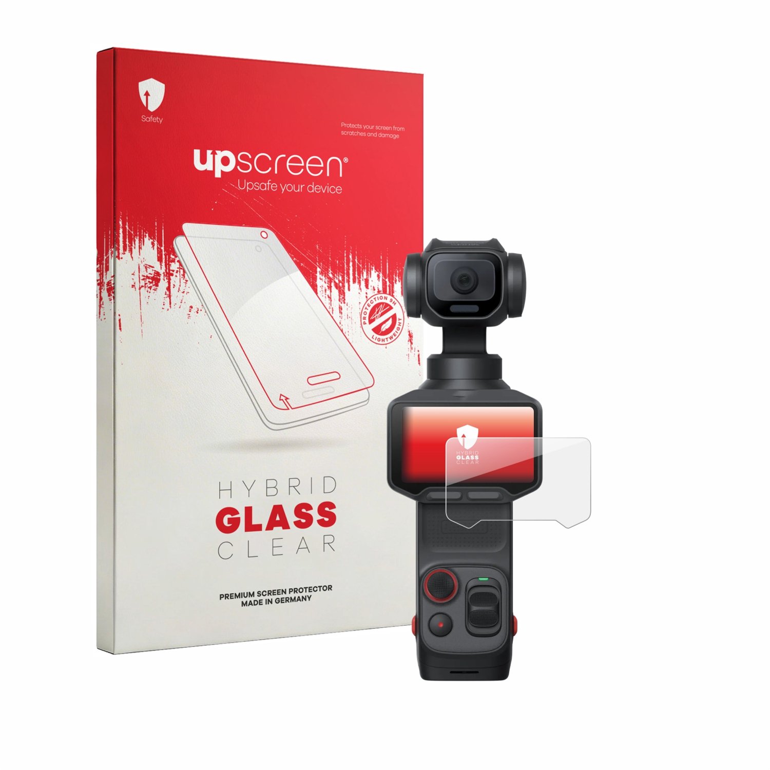upscreen - Screenprotector voor Insta360 Luna Pro - Folie Beschermfolie Beschermglas transparant