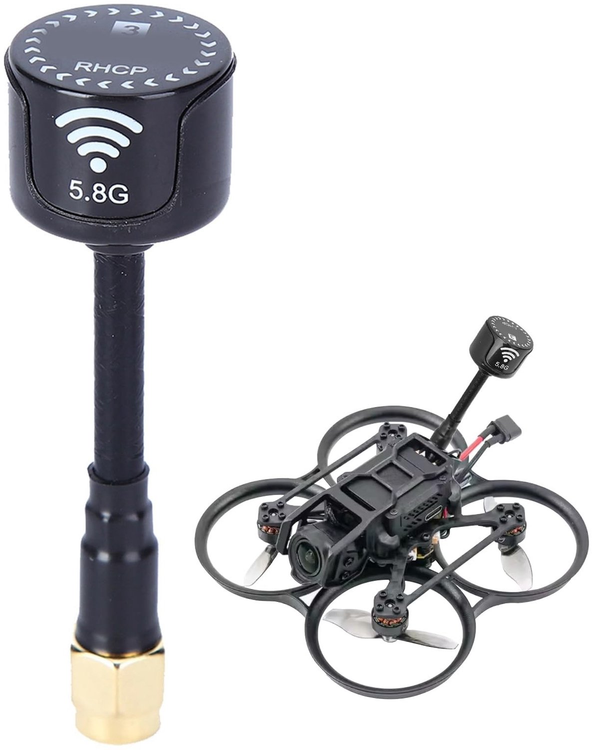 5.8 Ghz 3dBi Antenne voor Racing Drone - Super Mini Antenne