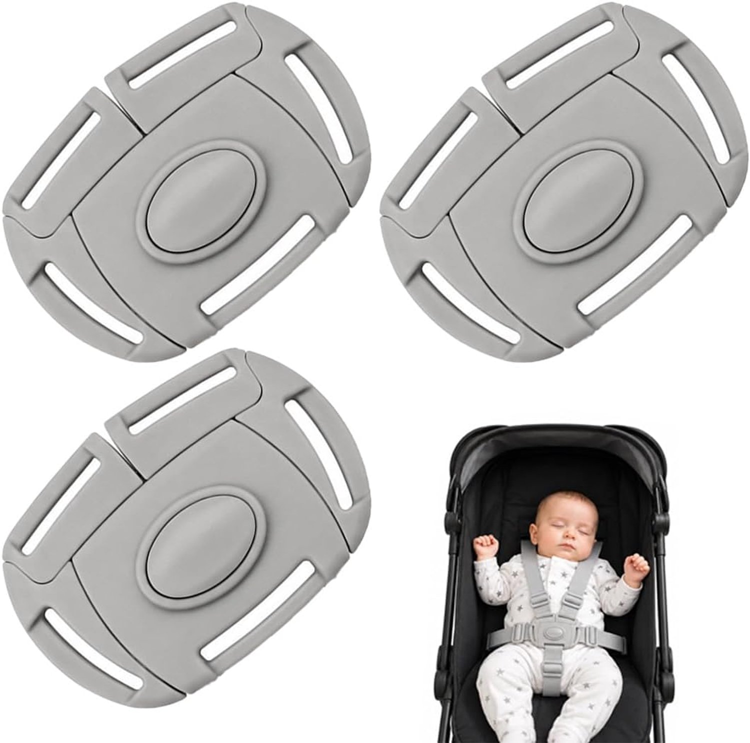 3 stuks vijfpunts veiligheidsgordel voor Stokke Tripp Trapp kinderstoel, universele verstelbare babystoel gordel