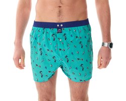 McAlson Heren Boxershort Ijshockey Turquoise Groen M