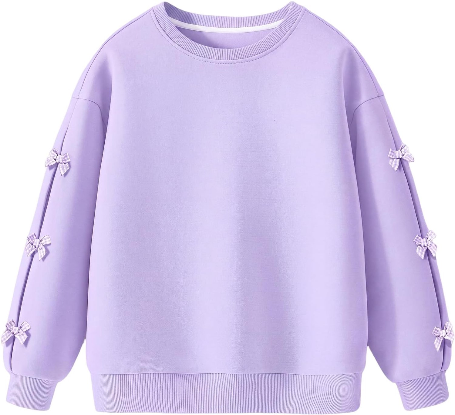 Sweatshirt Voor Meisjes, Katoenen Trui Met Strik, 5-14 Jaar