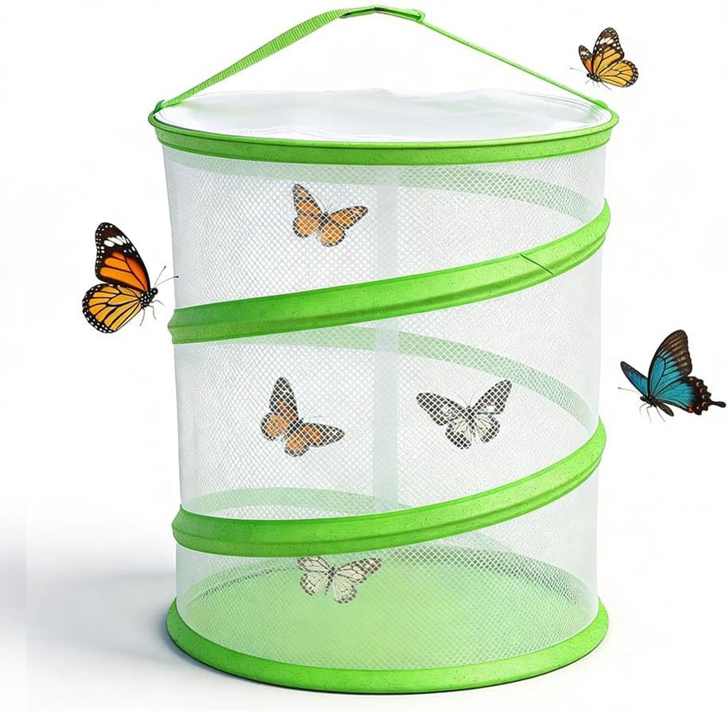 Insecten- en Vlindernetkooi, Opvouwbaar Design, Ideaal voor Buitenactiviteiten, Terrarium voor Insecten en Vlinders, Habitat voor Natuurliefhebbers