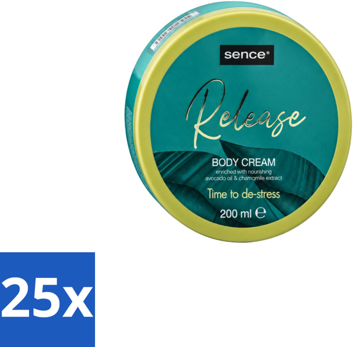 25 x Sence - Release - Bodycrème - Wellness - 200 ml - Voordeelverpakking - 25 stuks
