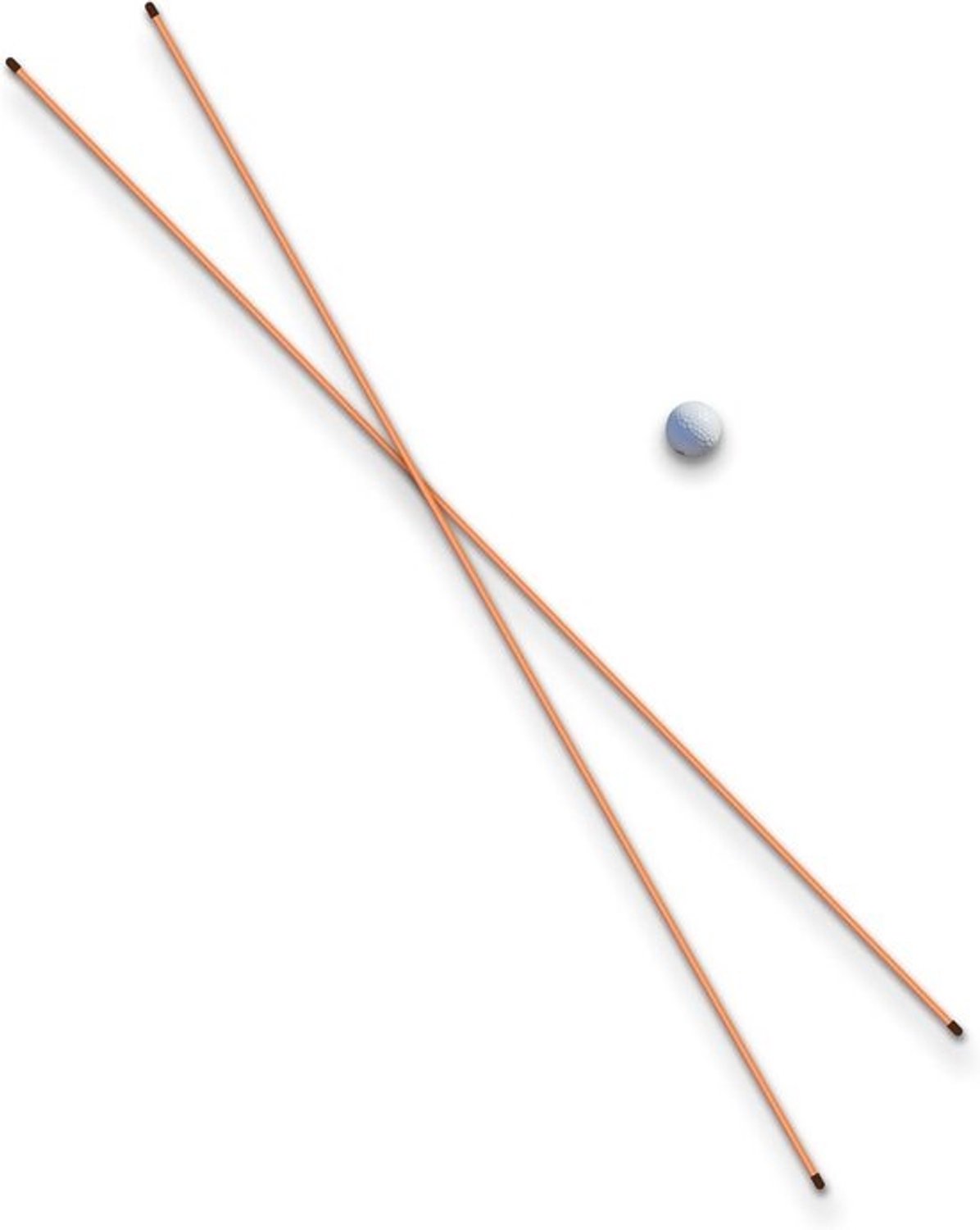 Set van 2 golf-oefenstokken - Richtstokken voor swingtraining en uitlijning
