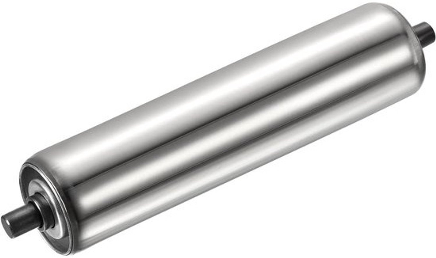 Transportbandroller - Rollerwielen - Materiaaltransport - Zwaartekrachttransmissie - 2" diameter 10" lengte - Zilver