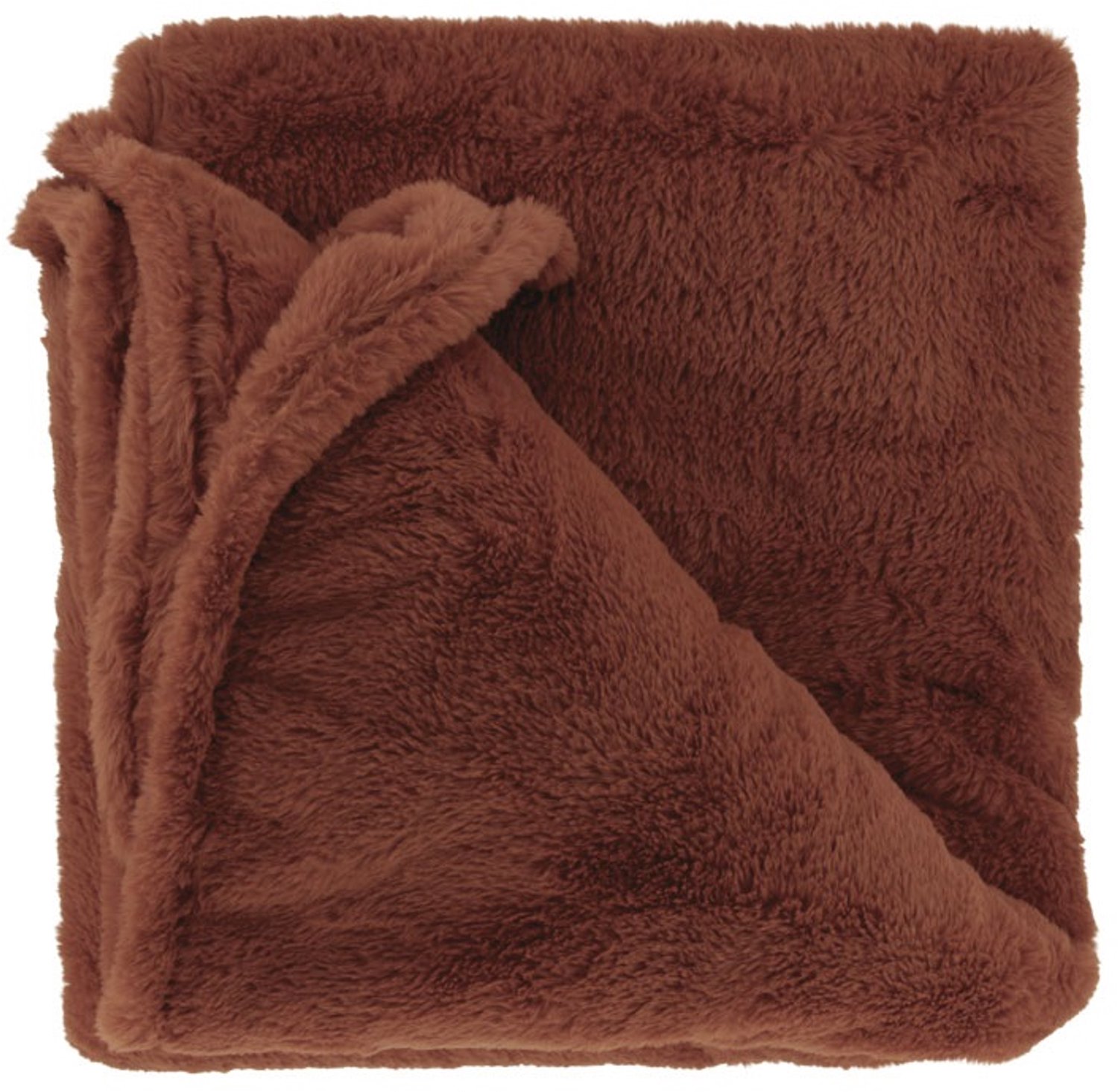 Unique Living Plaid Jip - marsala - 150x200cm Multikleur