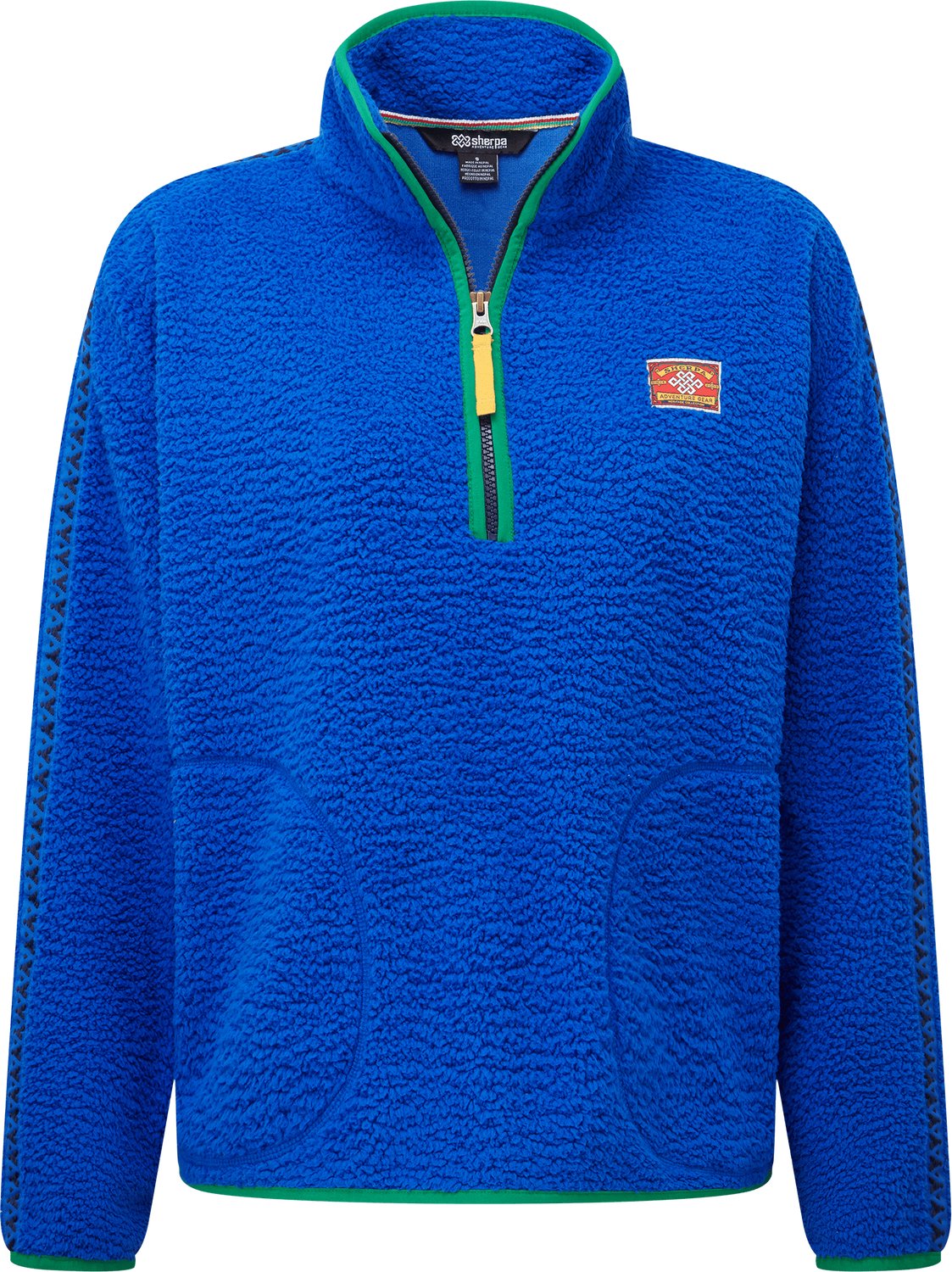 Sherpa Adventure Gear Tarcho Kwart Rits Pullover Levendig Blauw