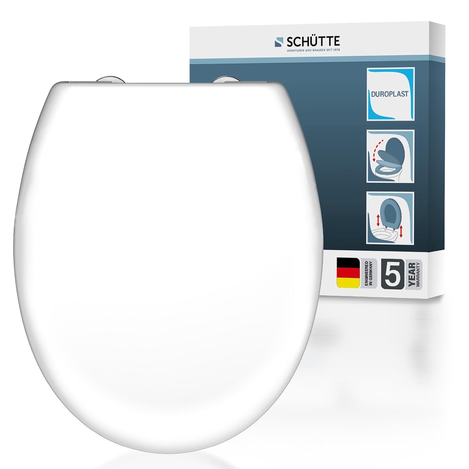 Schütte WC-Zitting met Soft-Close & Quick-Release, Duroplast