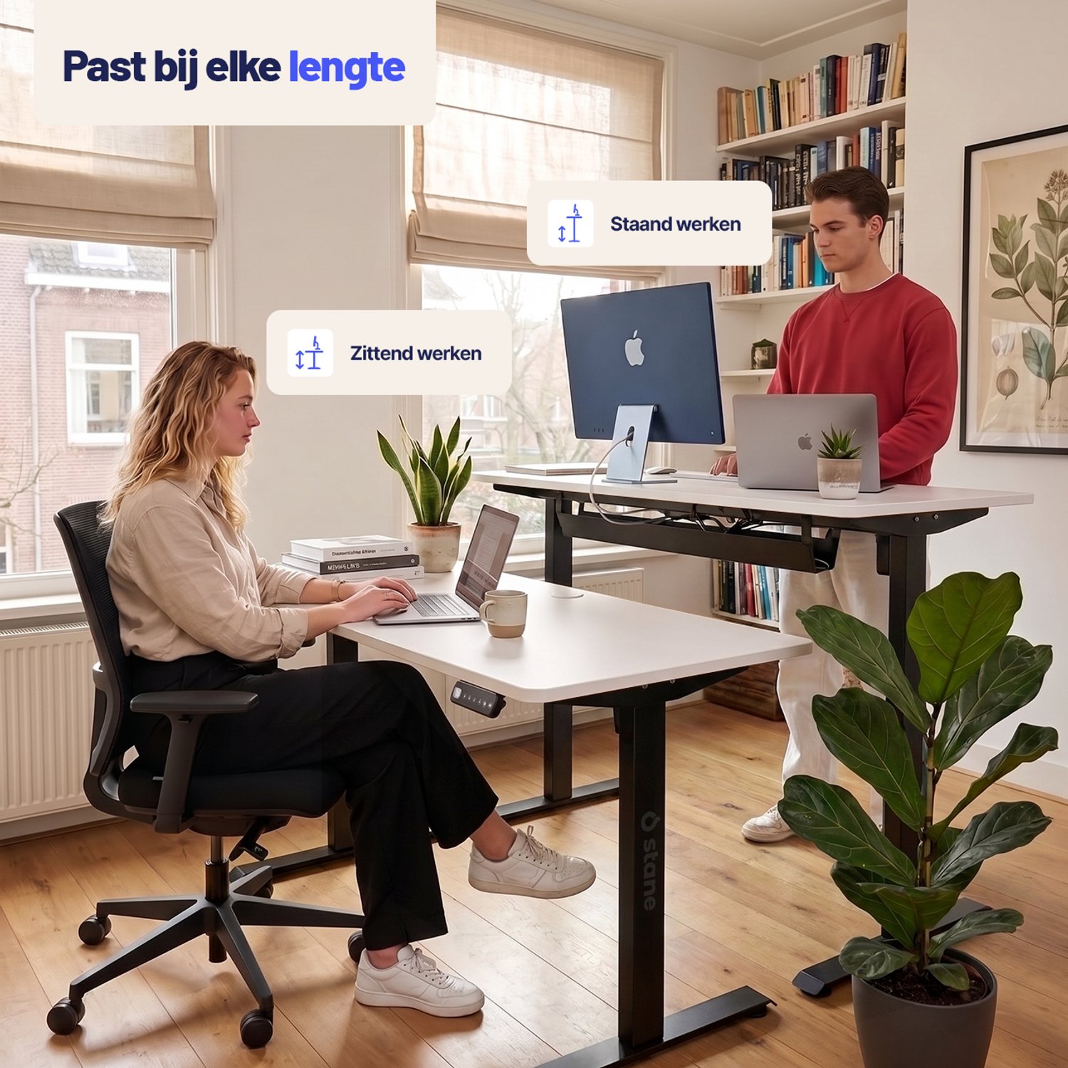 Stane Stane Elektrisch Verstelbaar Zit-Sta Bureau - afbeelding 4