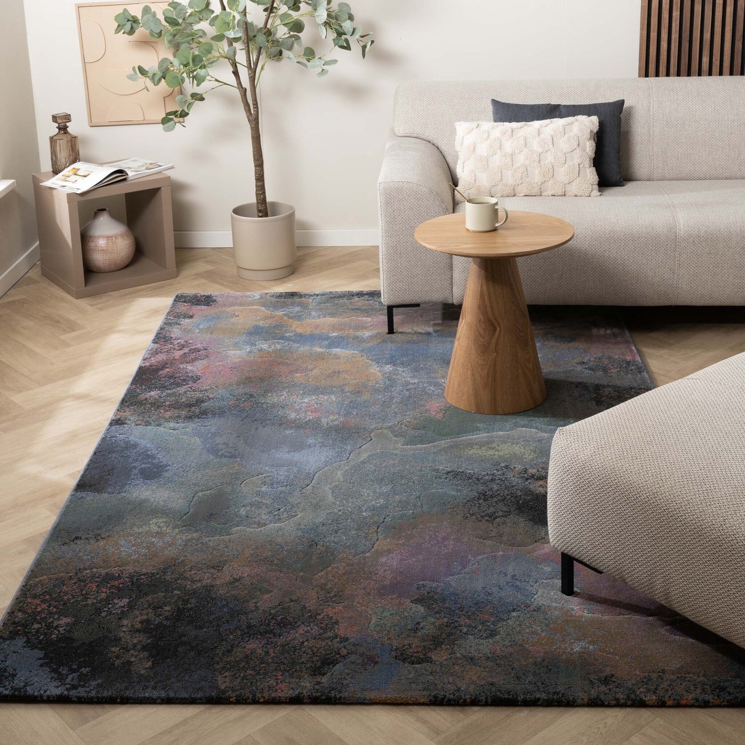 Studio Clarice Industrieel vloerkleed - Raphael Multicolor - 200x290cm