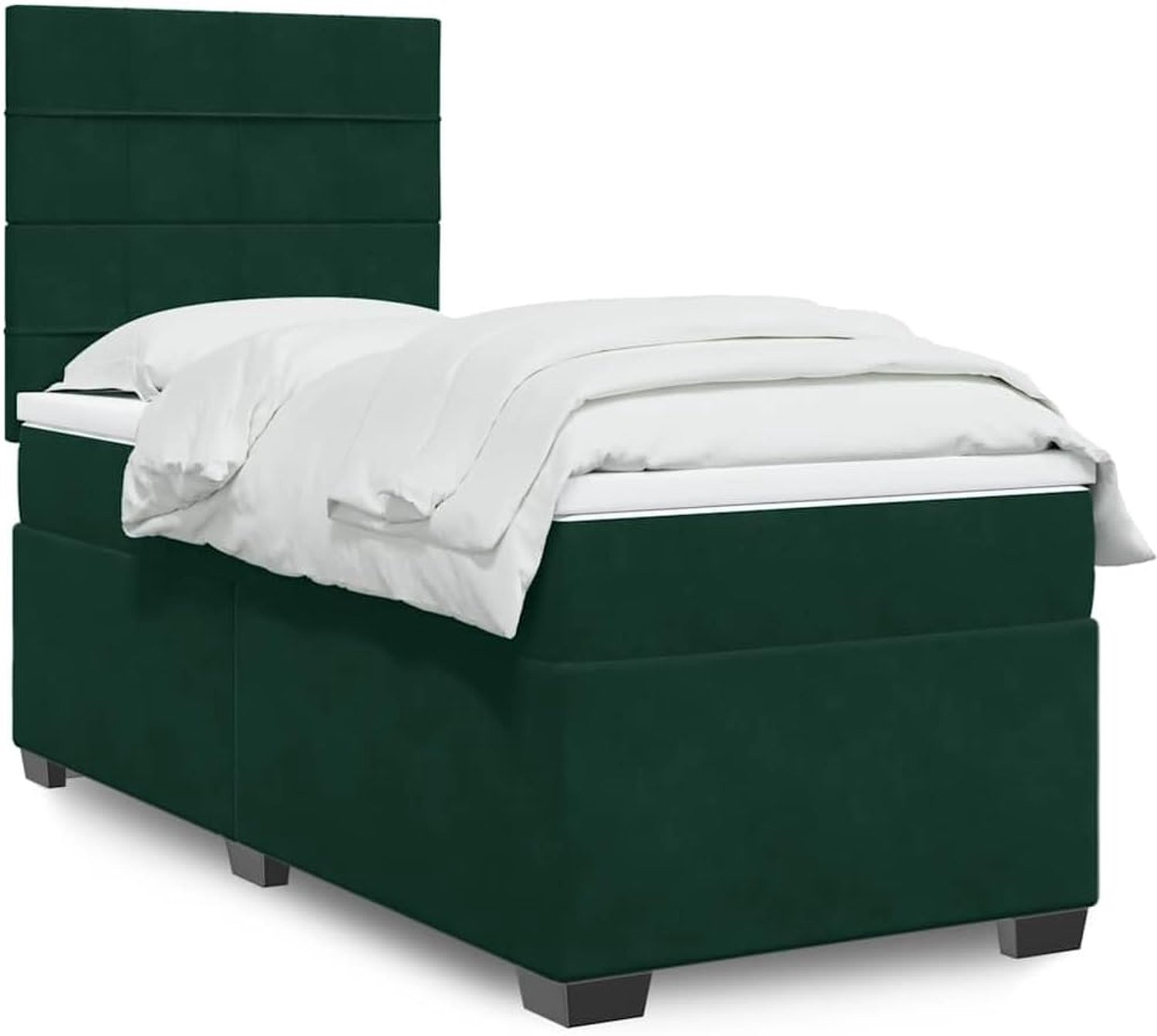 Pocketveringmatras Zachte Slapen Donkergroen 100x200 cm