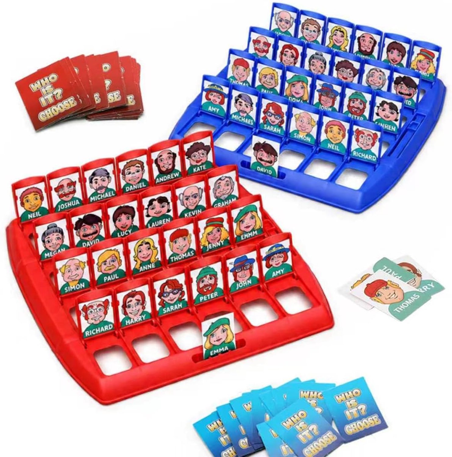 96 stuks Wie is Het Grappig Raadspel Bordspel Wie Ben Ik
