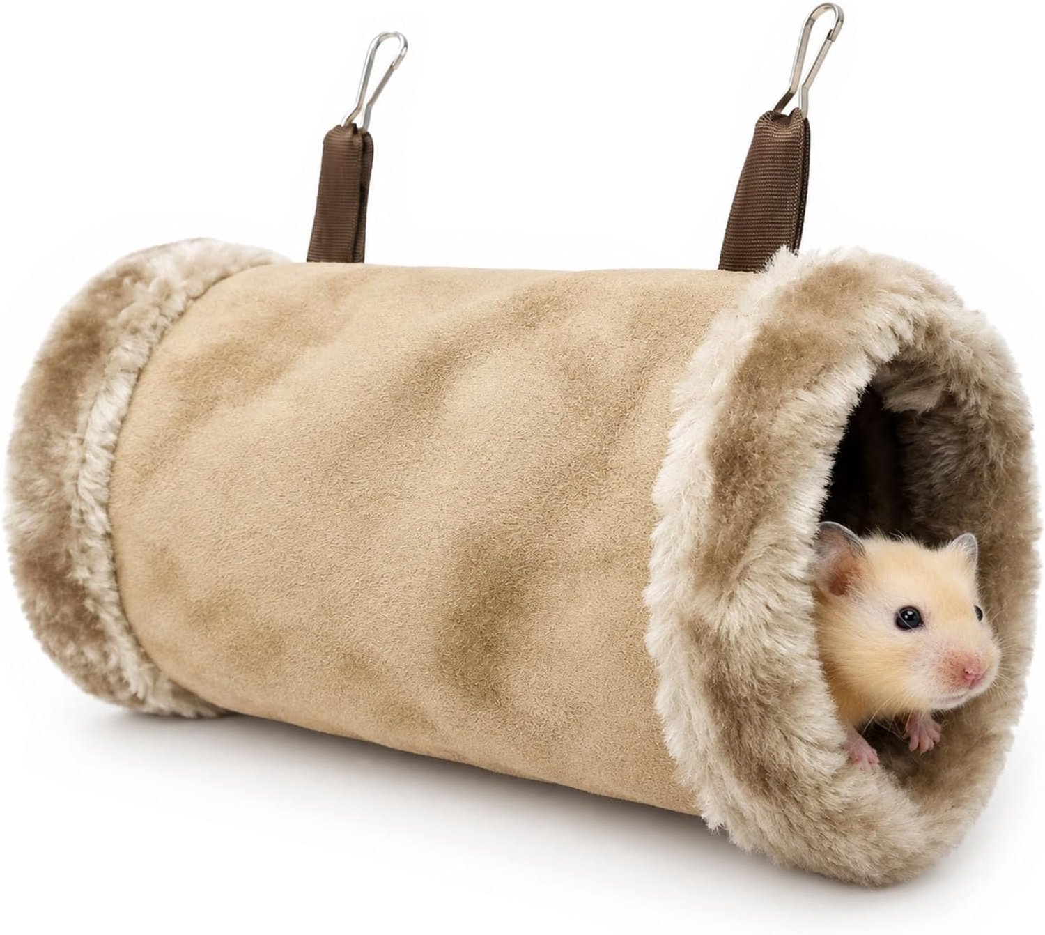 28 x 15 cm, cavia-hangmat met warme pluche voering, konijnenbed voor kleine dieren zoals hamsters, chinchilla, suikerglijders en fretten