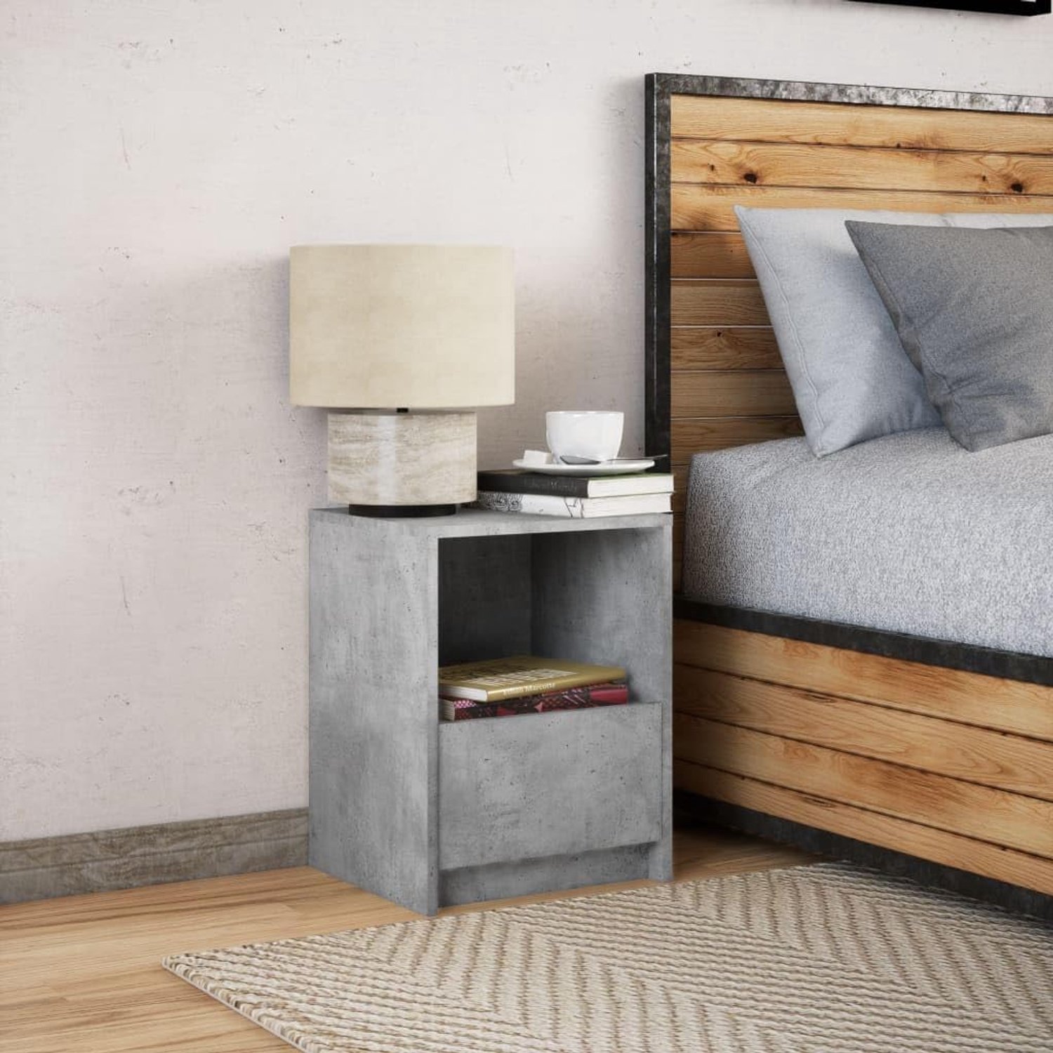 Boxspringbed Modern Zwart 140x200 cm