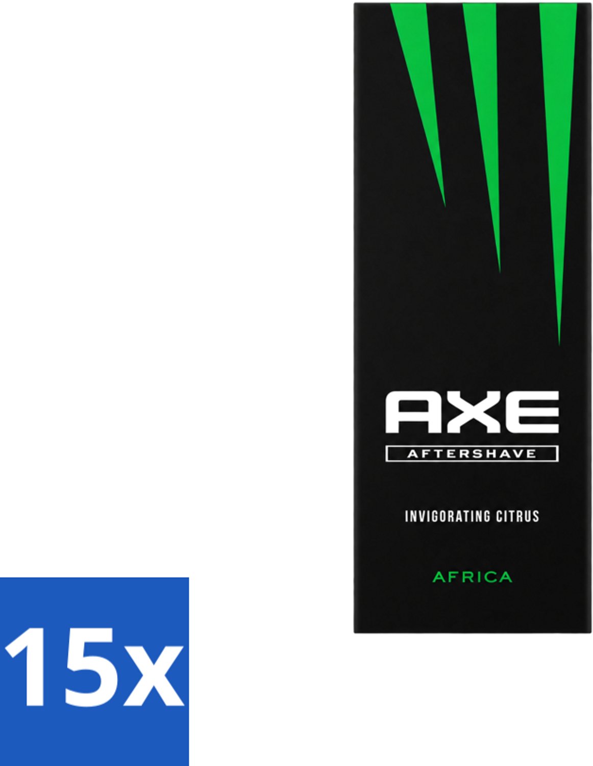 15 x Axe – Aftershave – Africa – 100 ml - Voordeelverpakking - 15 stuks