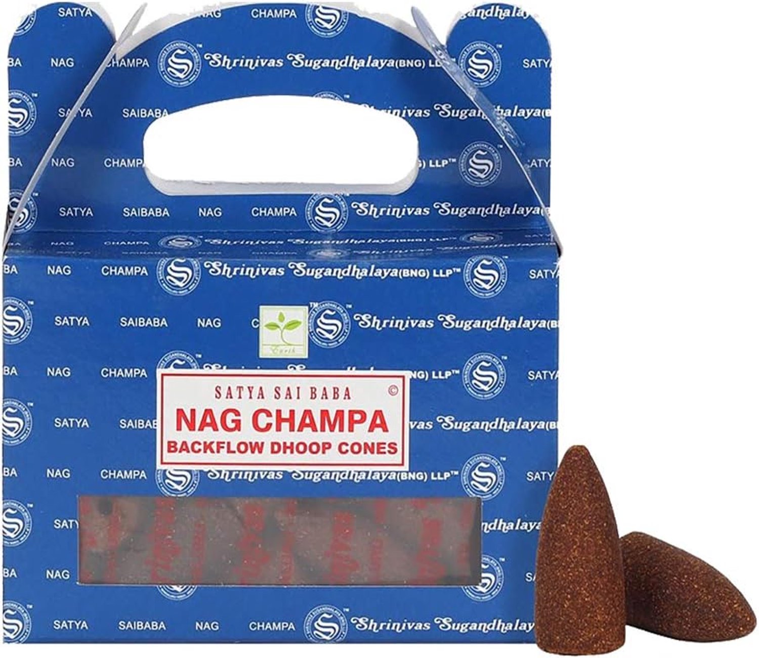 Backflow wierookconen 24 stuks - Nag Champa - 15 minuten brandtijd - Perfect voor meditatie - Homevero