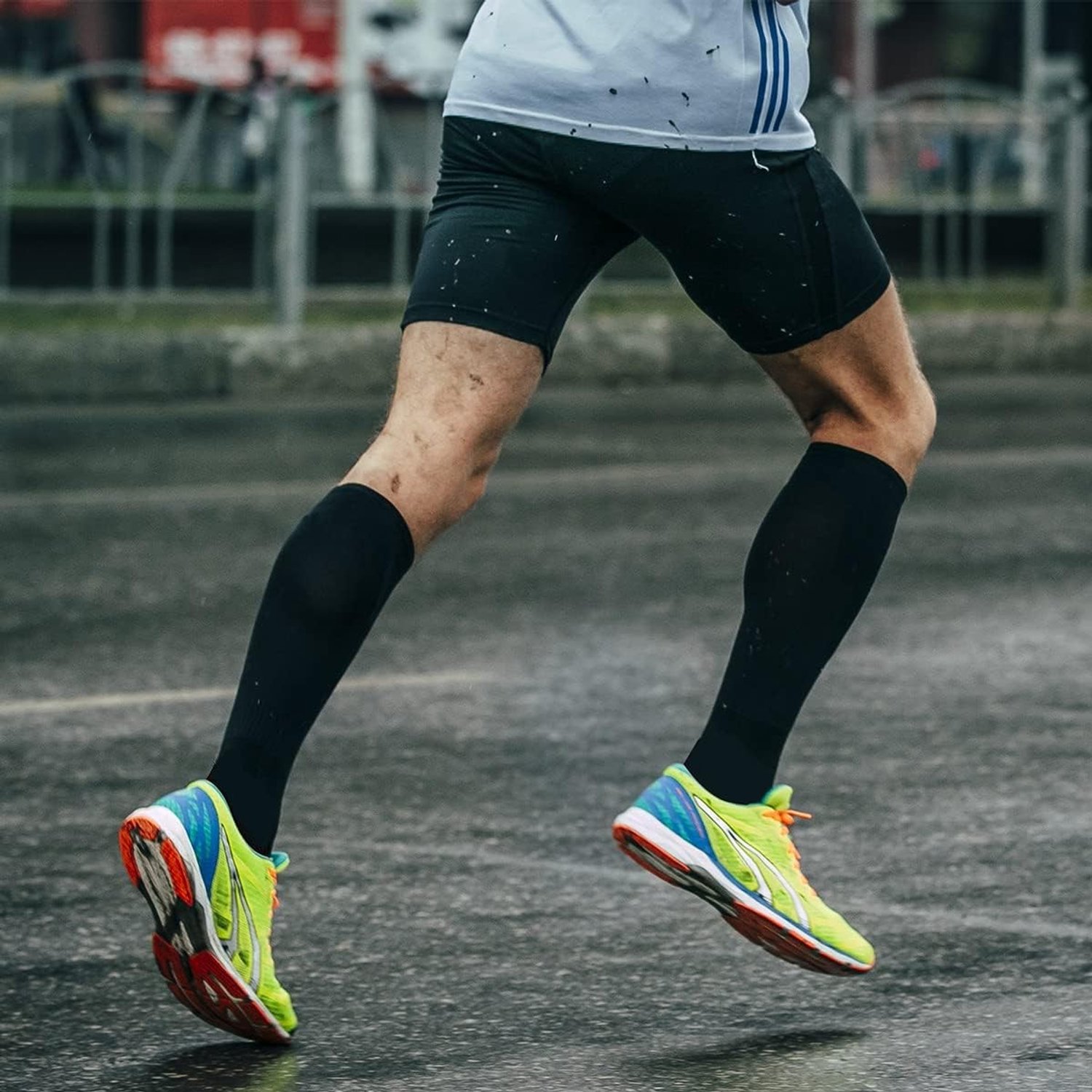 Compressiekousen voor Sport en Reizen - 6 Paar Kniekousen voor Ondersteuning en Comfort tijdens Hardlopen, Zwangerschap en Medisch Gebruik