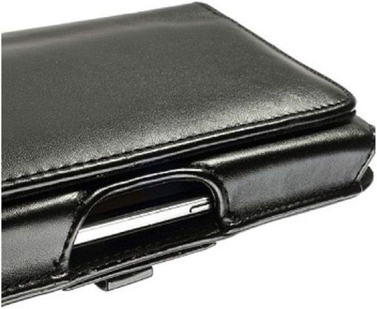 Executive Horizontaal en Clip Metaal voor Gionee P12 (2020) - Zwart — afbeelding 2