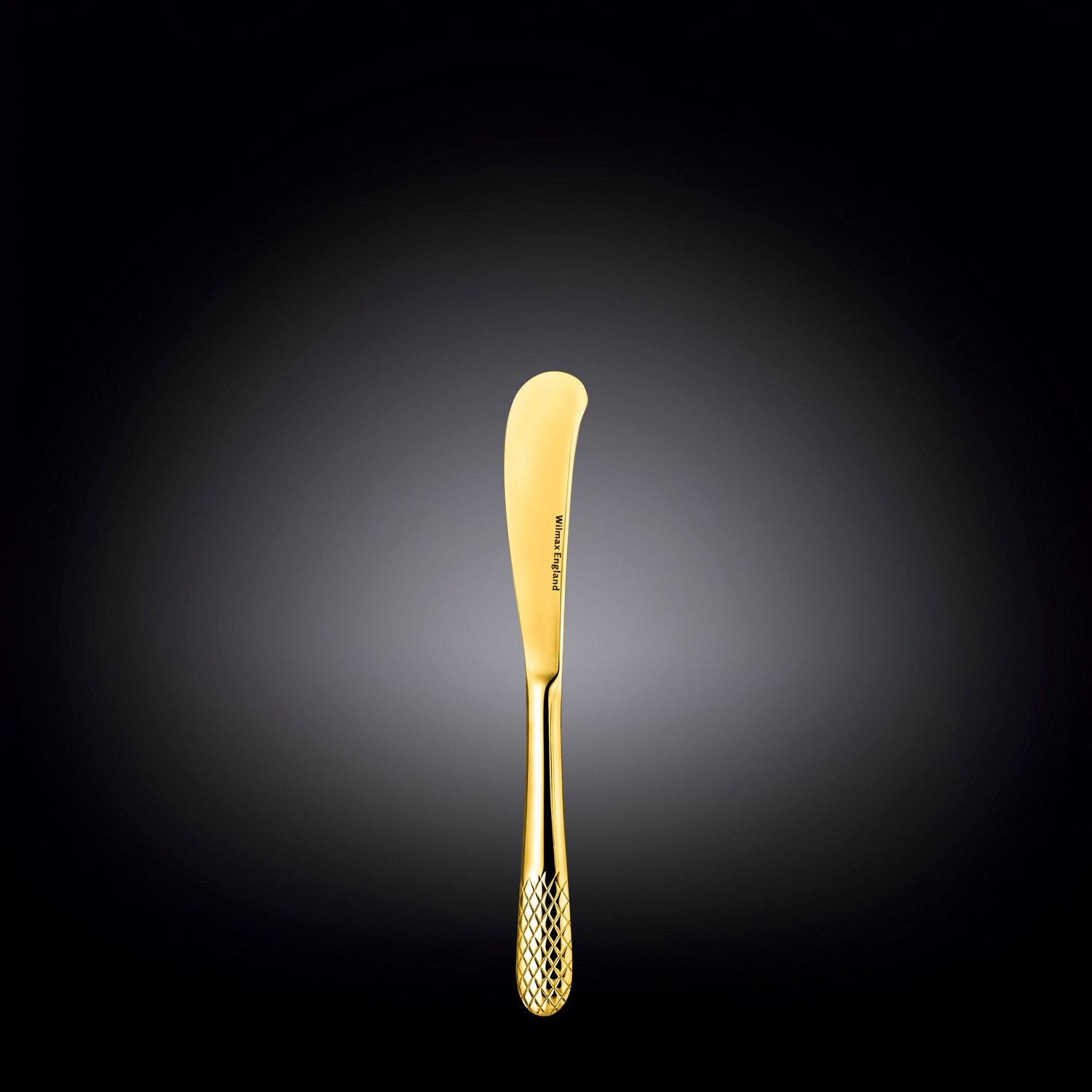 Wilmax Botermes 17 cm Roestvrij staal (RVS) Goud WL-999247/1B