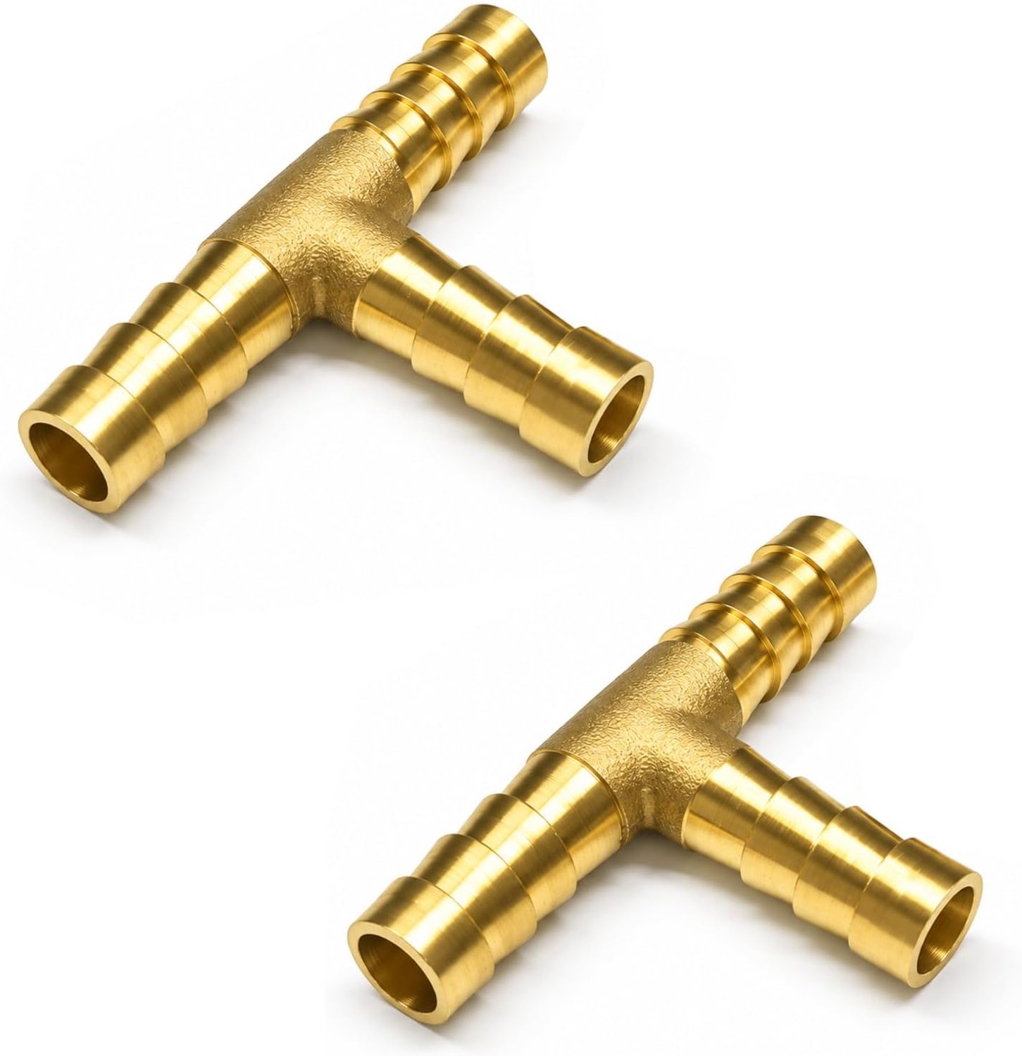 3-weg messing slangverbinder - messing - ideaal voor tuinirrigatie - Homevero