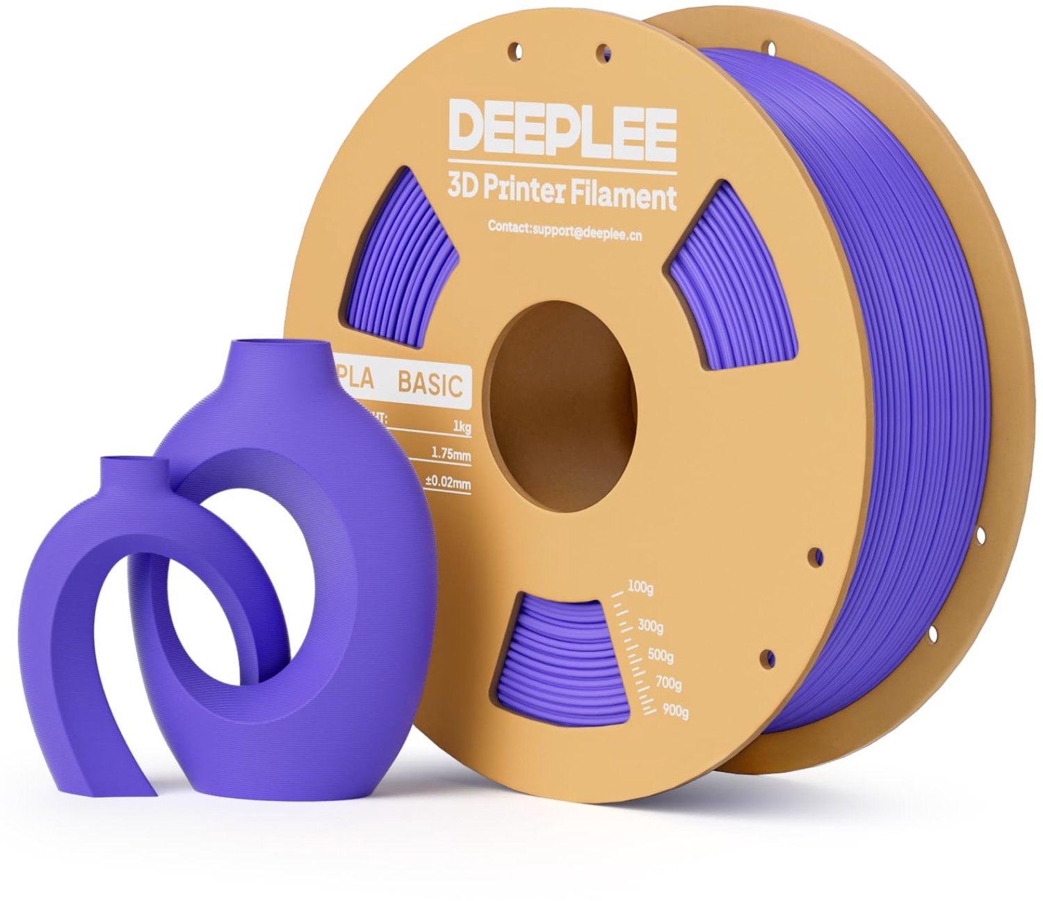 PLA-filament 1 kg - paars - 1,75 mm - hoge sterkte voor FDM 3D-printers - Homevero