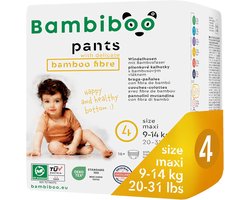 Bambiboo Luiers Maat 4 Maxi - Bamboe, Huidvriendelijk, Absorberend (16 stuks)