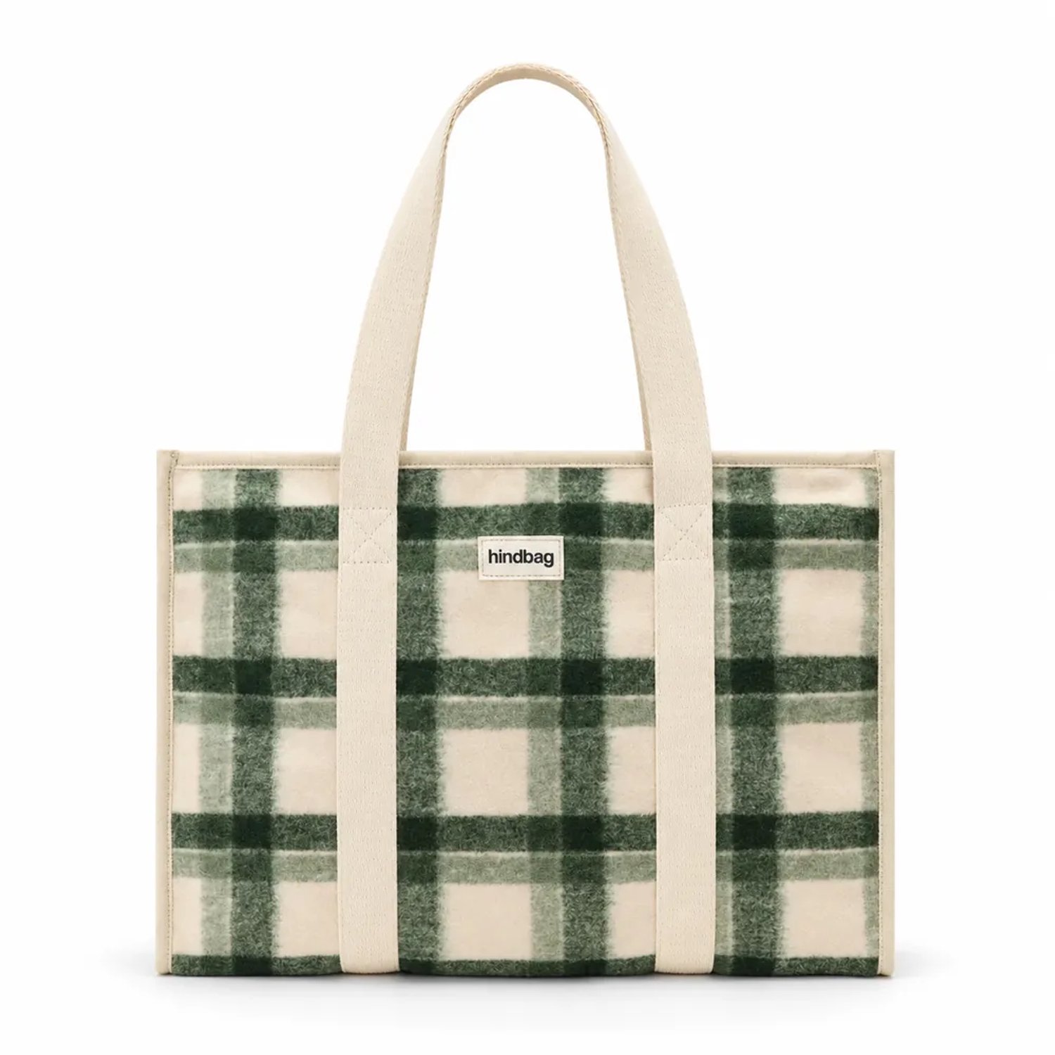 Hindbag totebag Oscar tartan groen