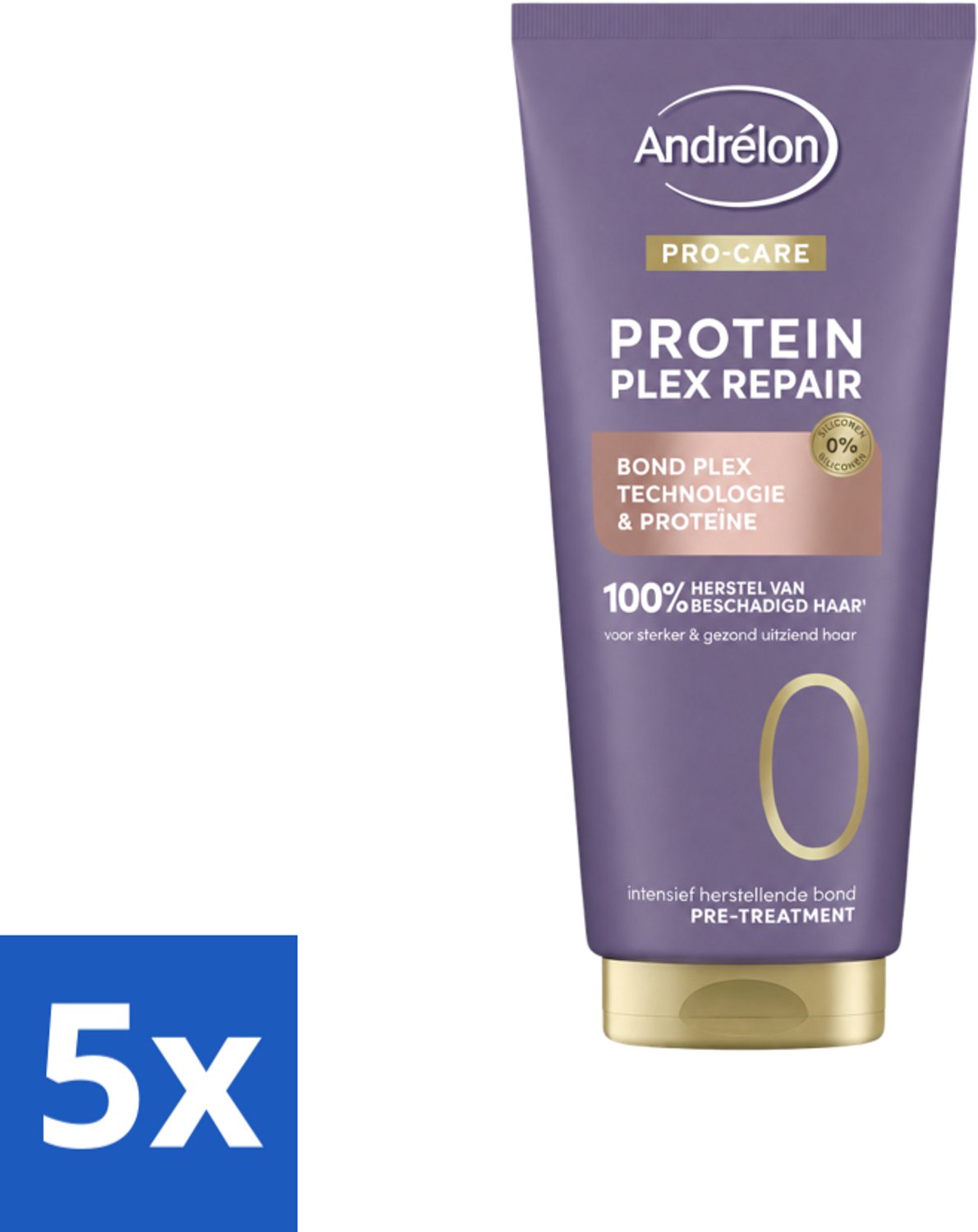5 x Andrélon – Pre-Treatment – Pro Care Protein Plex Repair – 170 ml - Voordeelverpakking - 5 stuks