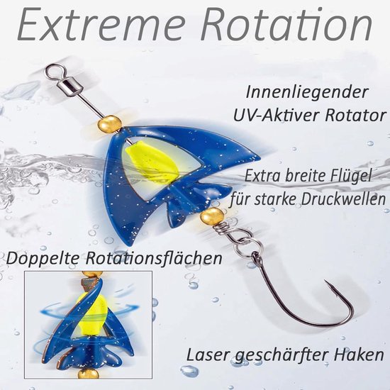 Forellenlepels Set 4,5g UV Actief - Maximale Prikkeling voor Forel — afbeelding 2
