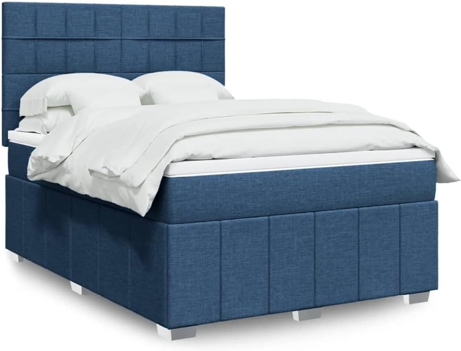 Pocketvering Blauw 140x200 cm