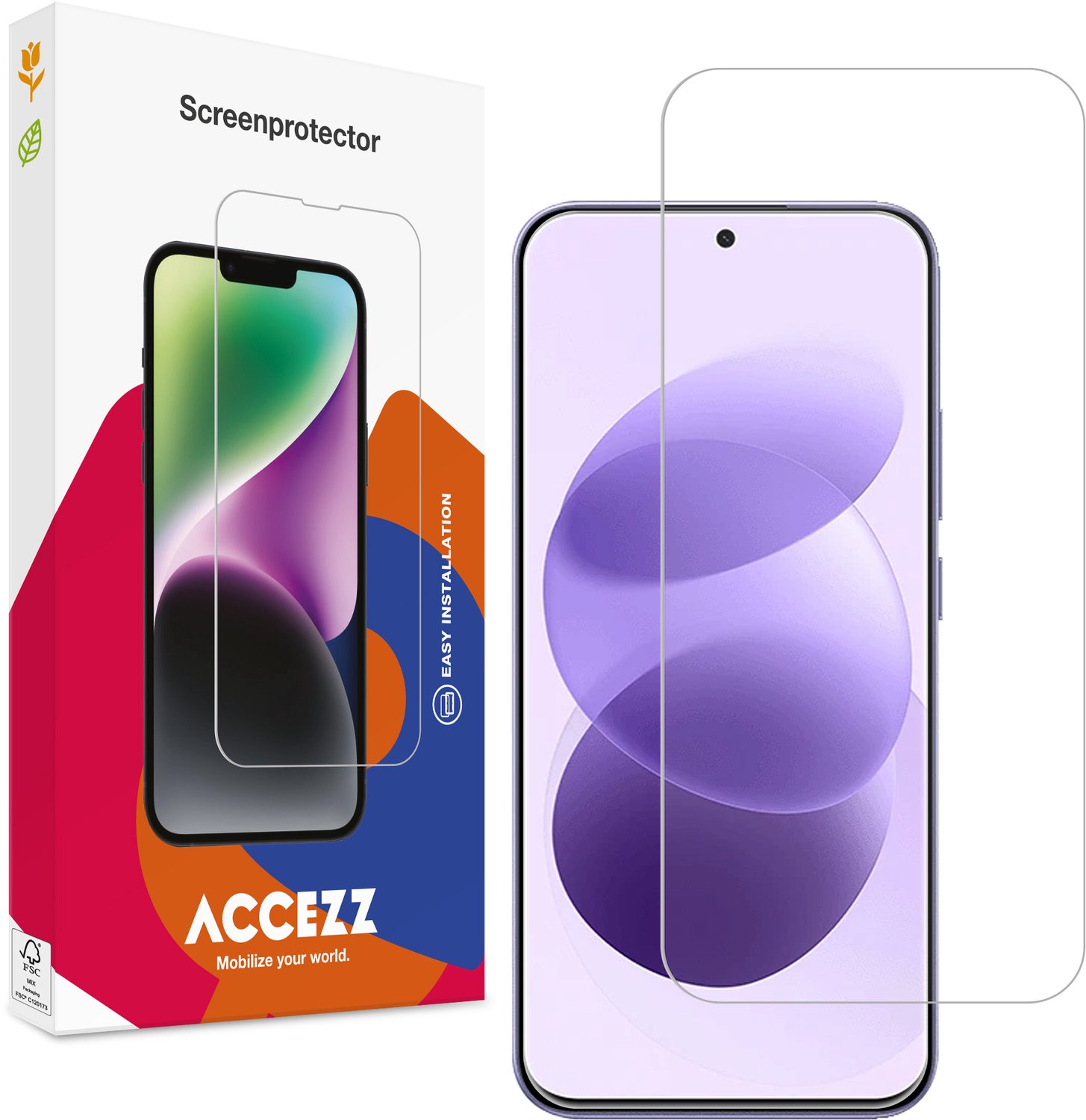 Accezz Screen Protector - Geschikt voor OnePlus Nord 6 - Gehard Glas Screenprotector