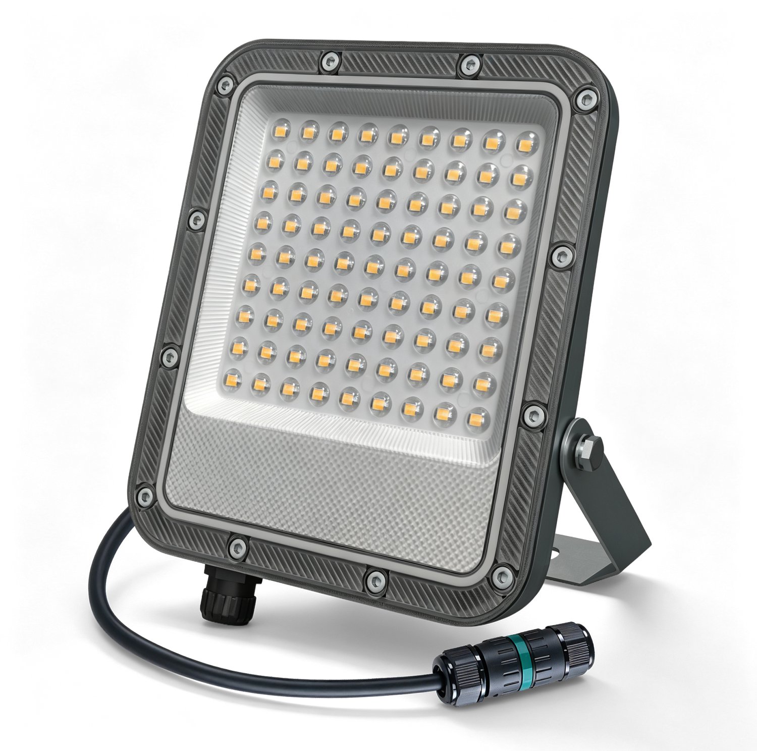Calex LED Breedstraler - 50W - 7690 Lumen - 4000K - IP65 Zwart