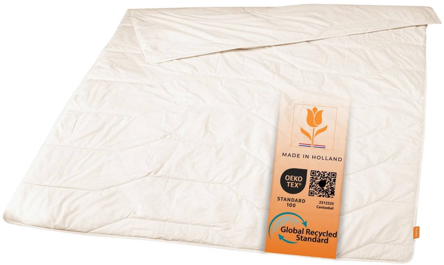 Duraxl Dekbed - 220 x 240 cm - Lyocell (Tencel) - Ganzjaar - Gemaakt in Nederland Wit
