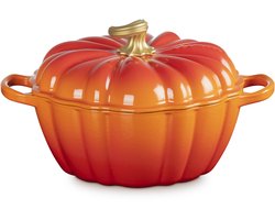 Le Creuset braadpan 24cm pompoen - oranjerood