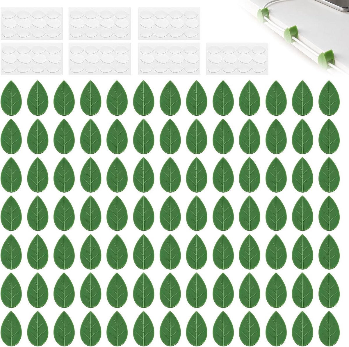 70 Stuks Zelfklevende Plant Clips voor Klimplanten, Ideaal voor Binnen en Buiten, Geschikt voor Klimop en Philodendron