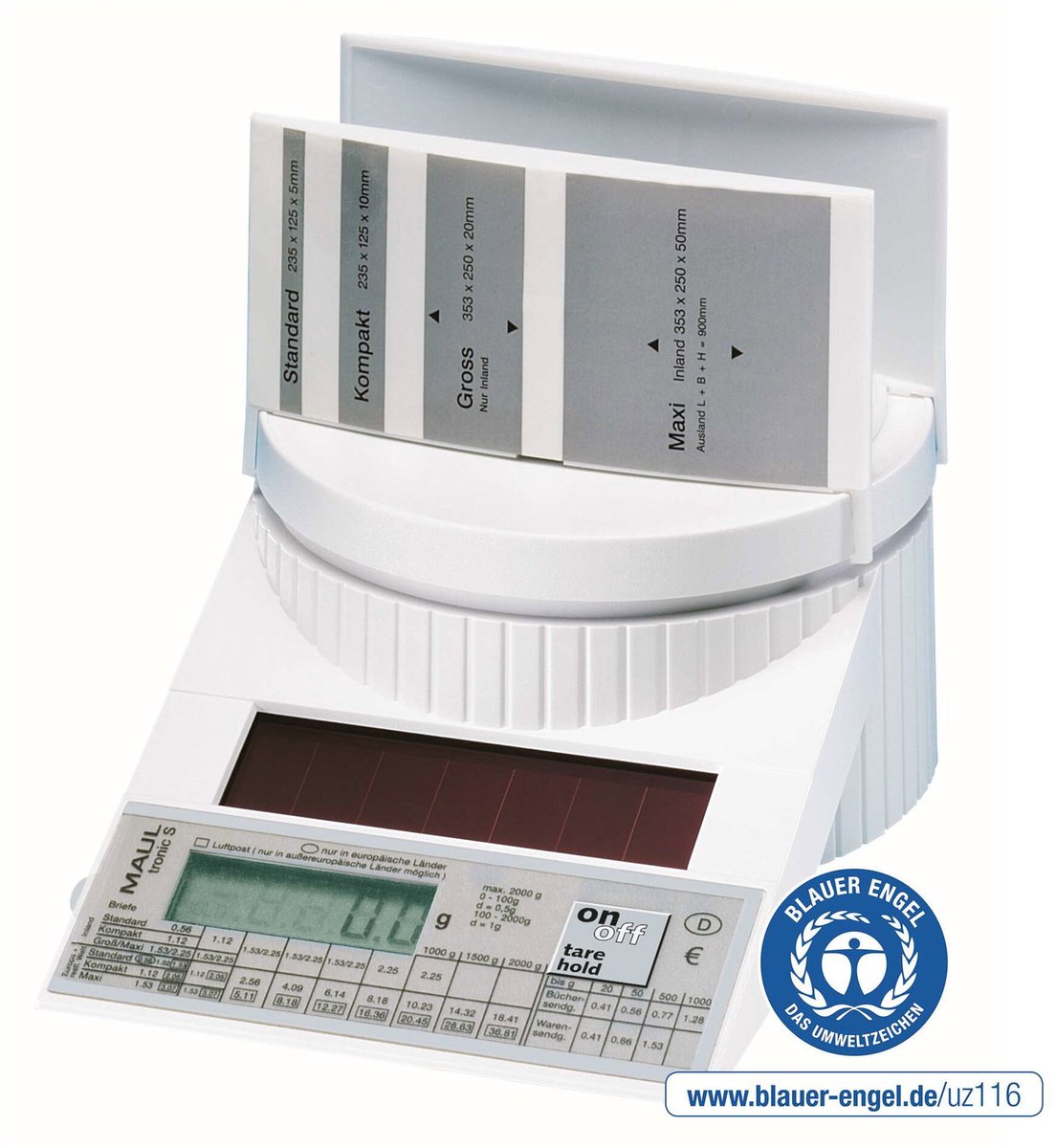 MAUL Portoweger MAULtronic S 2 kg Solar wit