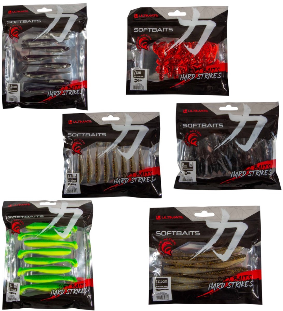 Ultimate New Softbaits Pack (48pcs) - Shad