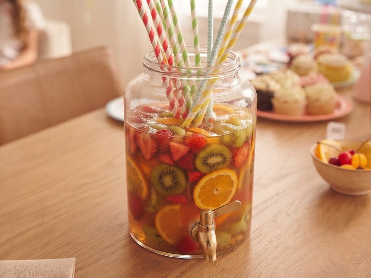 Rietjes Papieren Gestreept – Assorti Kleuren (Random) – Perfect voor Last-Minute Feestjes & Partijen