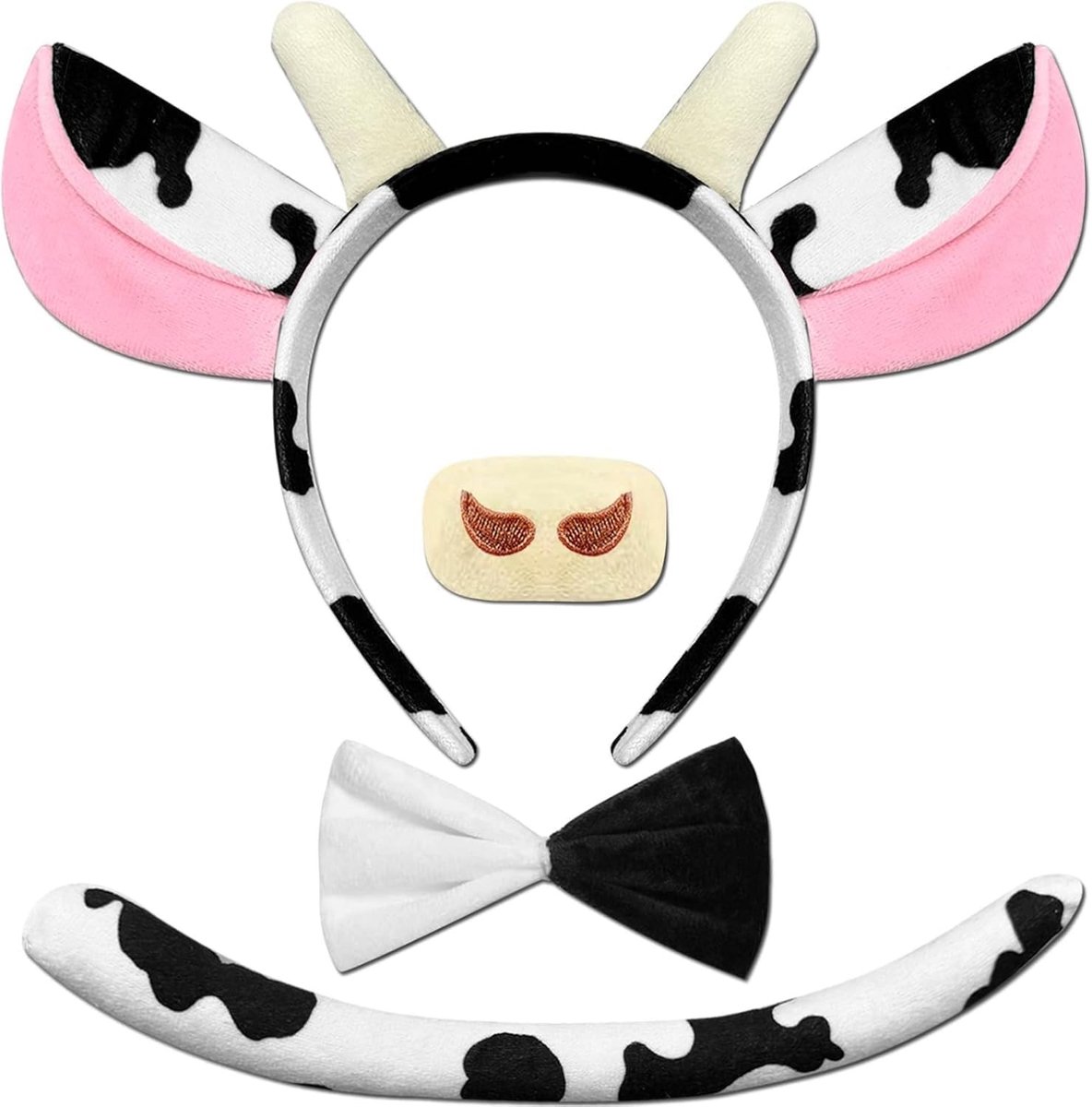 Giraffe Kostuum Set voor Carnaval en Halloween, Inclusief Accessoires voor Feestdecoraties en Dierenkostuums