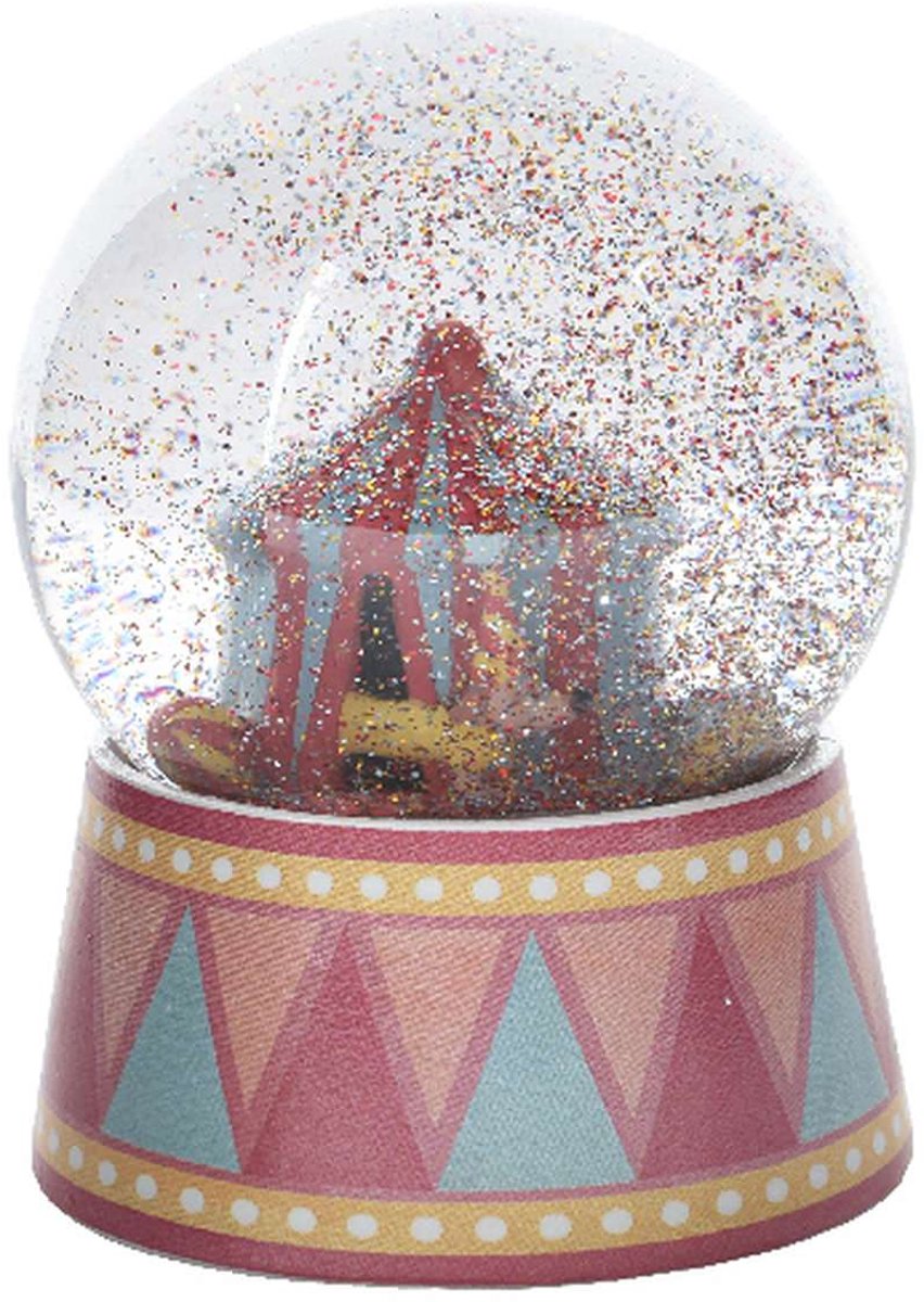 Kaemingk sneeuwbol circustent Ø 6,5 cm - polyresin