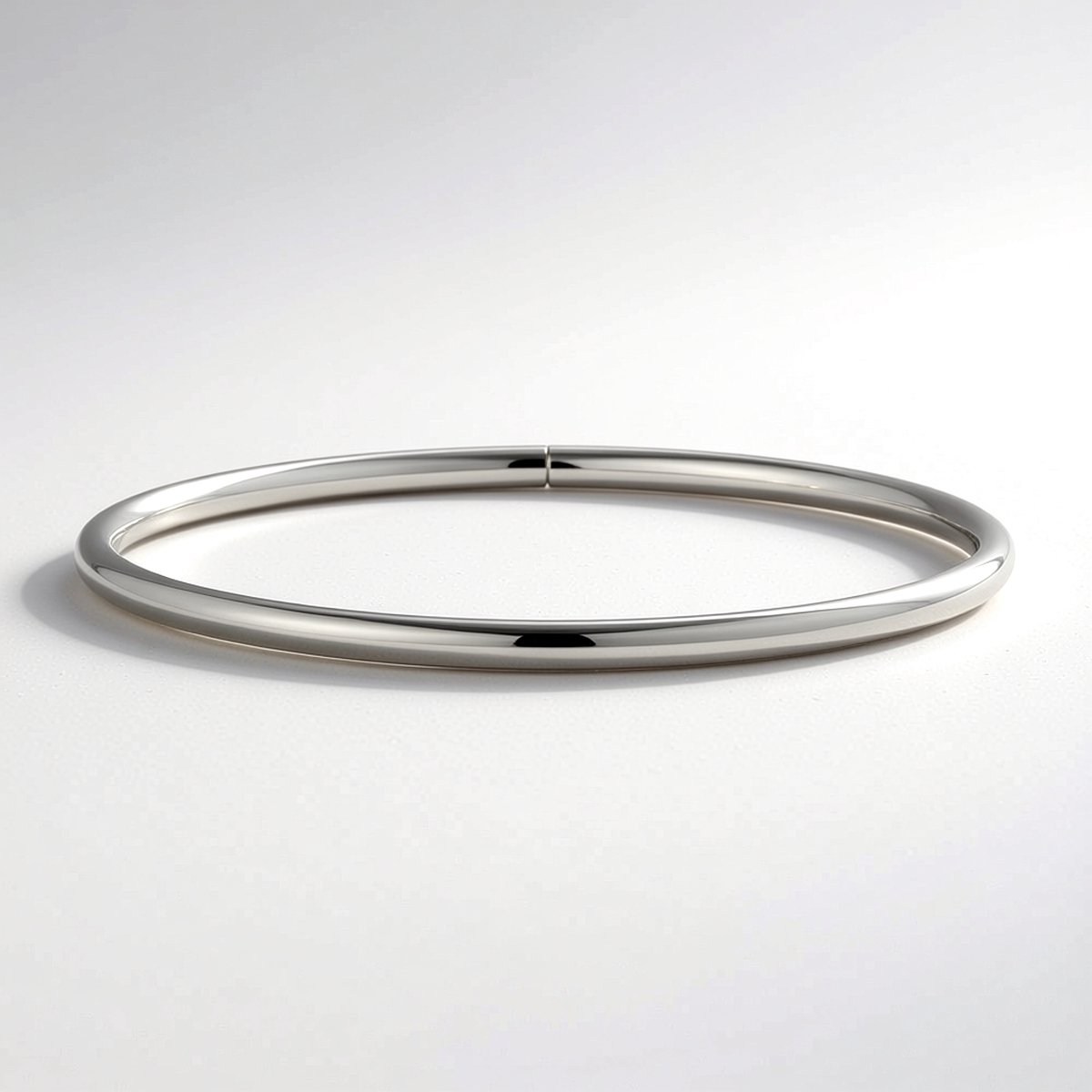 Chique armband van sterlingzilver, gerhodineerd