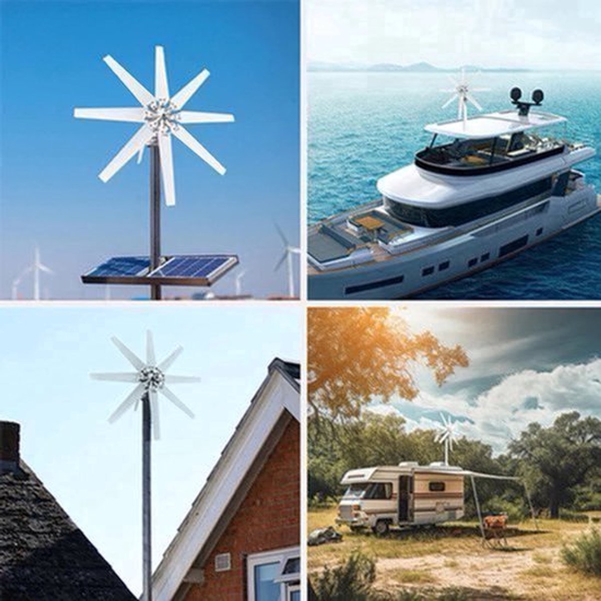 Windturbine - Windmolen - Windturbine Generator - Windenergie - 2000W - 24V - met MPPT Controller - Stille en Efficiënte Energieoplossing - voor Thuisgebruik