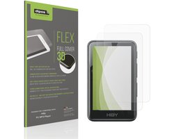 dipos FLEX – 2x Matte Screenprotector geschikt voor HiBy R1 MP3-Player | Volledige Schermbescherming | Case-Friendly