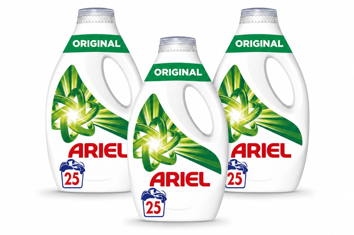 3 x Ariel – Original – Vloeibaar Wasmiddel – 1,13 L - Bulkverpakking - 3 stuks