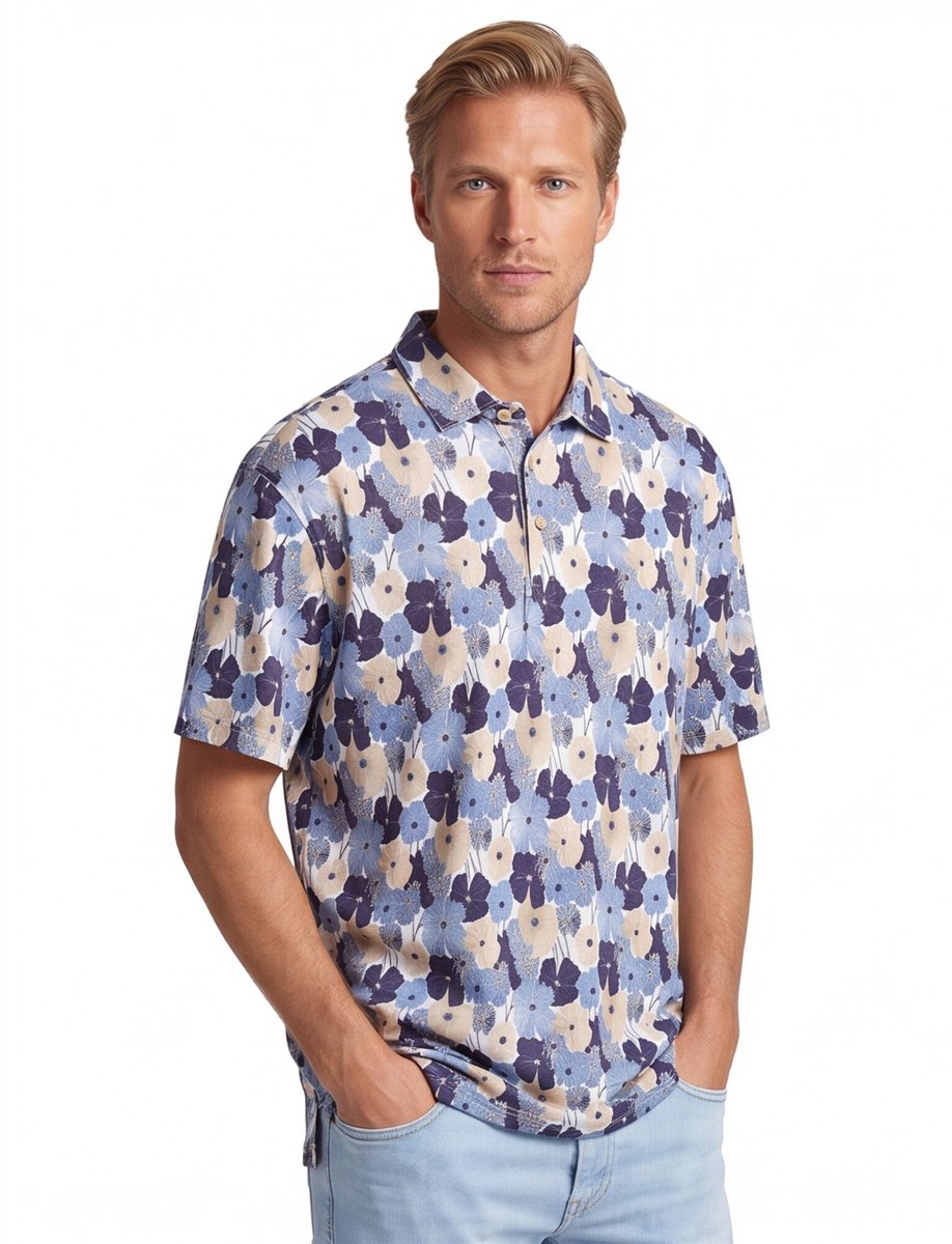 Eden Valley poloshirt korte mouw blauw
