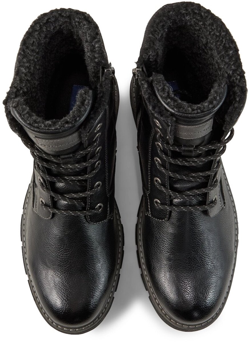 Tom Tailor - Waterdichte laarzen met gespdetails - Maat 40 - black