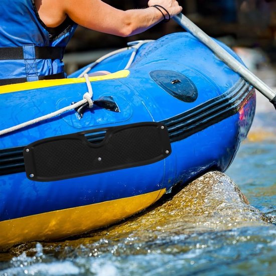 Stevige Ondersteuningsplaat voor Rubberboot, Kajak en Buitenboordmotor - PVC, Zwart, 30 x 10 cm, Duurzaam en Betrouwbaar — afbeelding 3