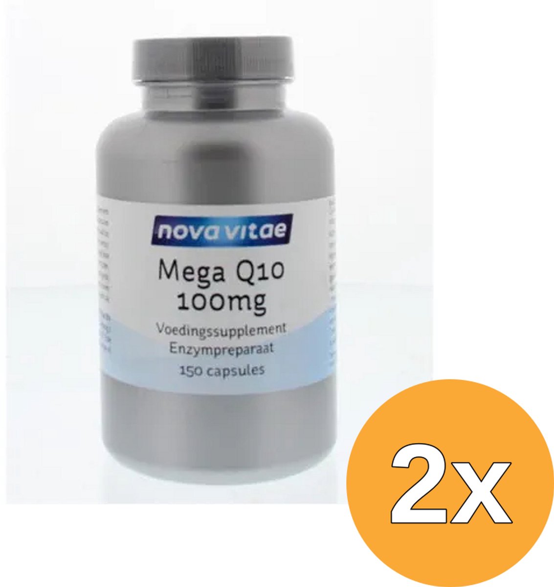 2x Nova Vitae Mega Q10 100 mg (150 capsules)