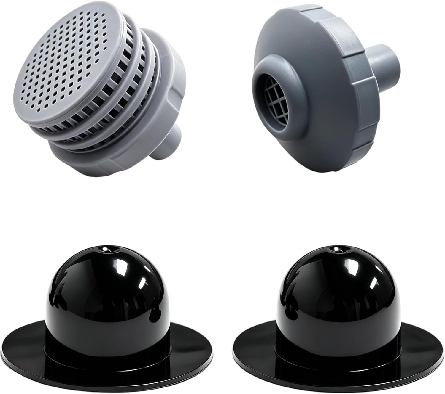 Set met aansluitingen en sproeiers voor bovengrondse zwembadfilter, compatibel met E, bevat reserveonderdelen 12634 - ShopVlot